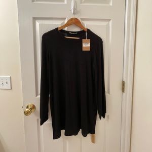 Reformation- NEVER WORN black long sleeved dress